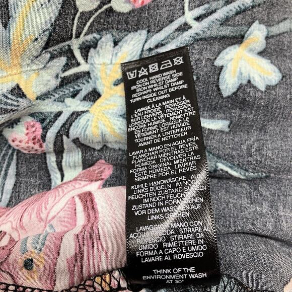 ASOS Maternity Floral Keyhole Maxi Dress Womens Size 6 Black - Picture 13 of 13